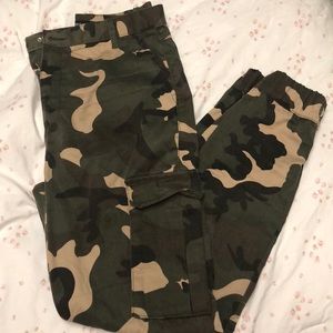 Camouflage pants from naked wardrobe